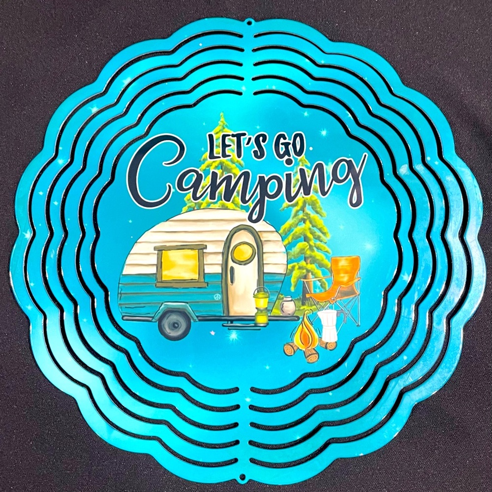Let’s Go Camping Wind Spinner - NEW